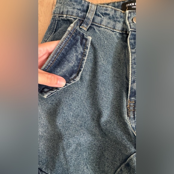 New! Denim pockets straight-leg jeans - Picture 8 of 8